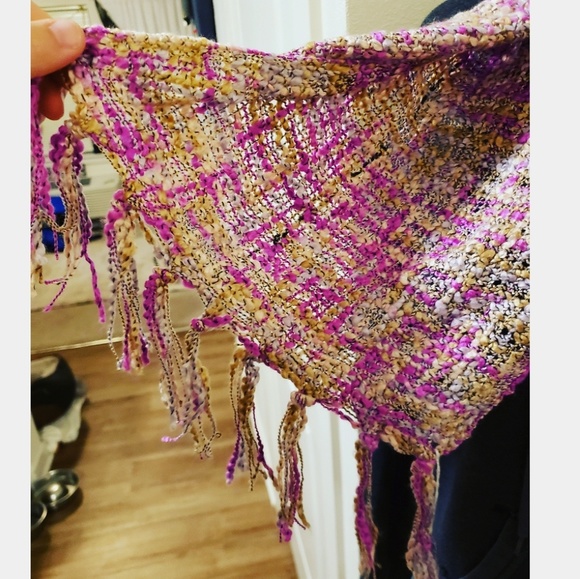 Handmade Silk Scarf - Picture 3 of 5